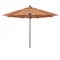 California Umbrella 11' Black Aluminum Market Patio Umbrella, Sunbrella Astoria Sunset 194061333525 - alternate 1